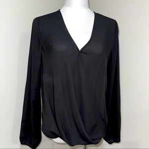 BANANA REPUBLIC faux wrap blouse